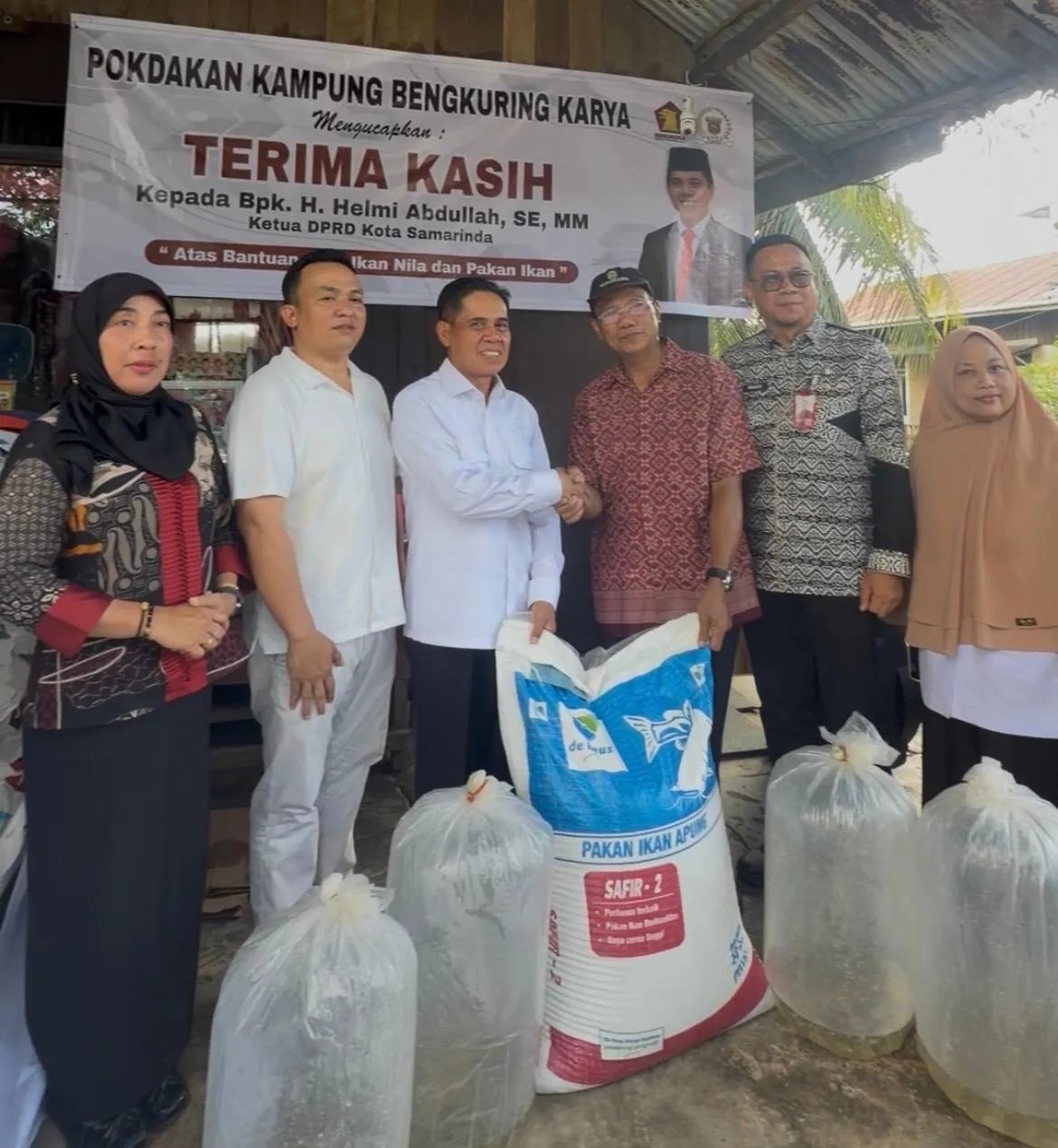 Aspirasi Pembudidaya Dijawab, Bantuan Pakan dan Bibit Disalurkan di Bengkuring