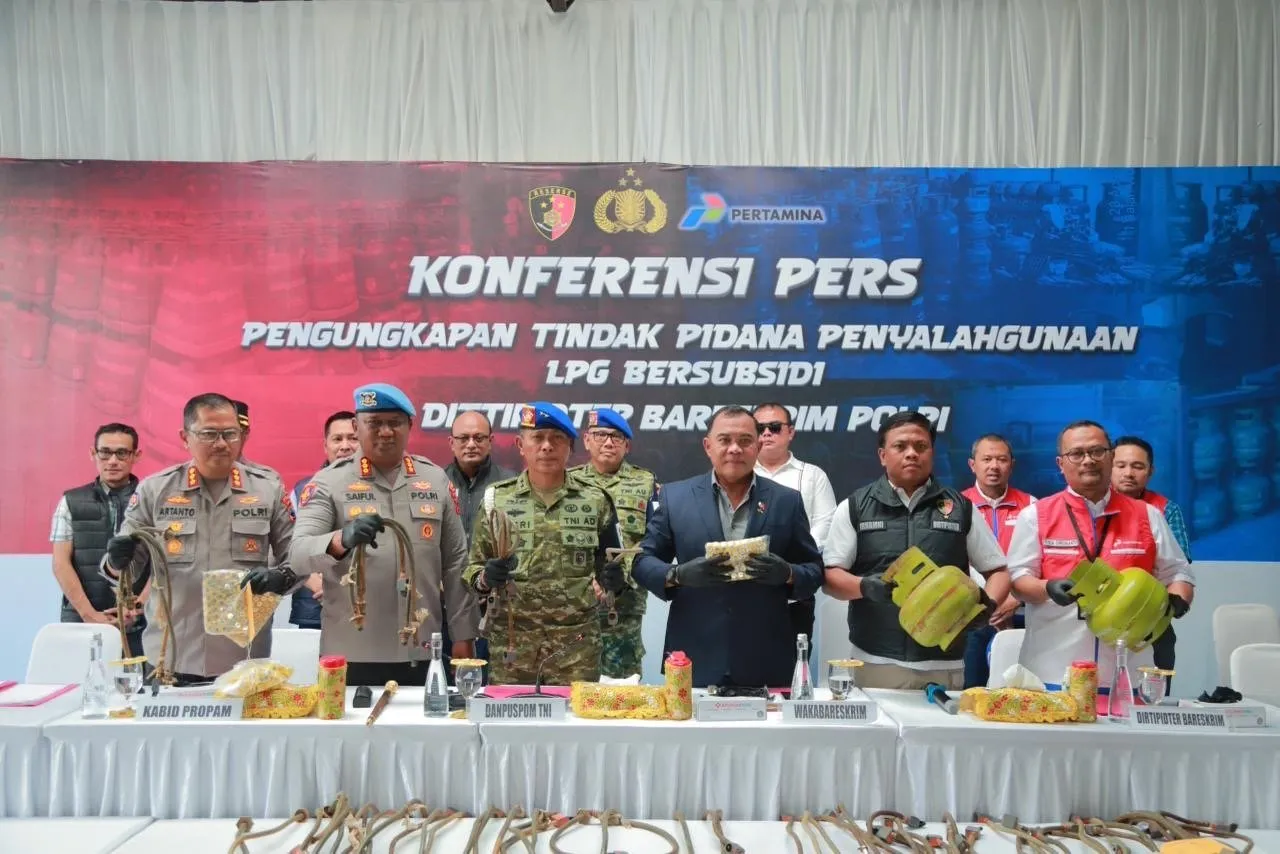Bareskrim Bongkar Mafia LPG Subsidi di Klaten, 2 Tersangka Ditangkap